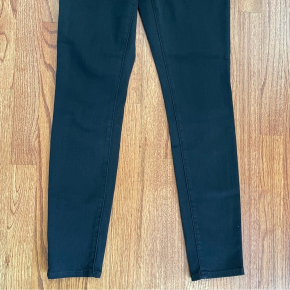Madewell Maternity Over-the-Belly Skinny Jeans in Lunar Wash Black size 24 - Picture 7 of 16